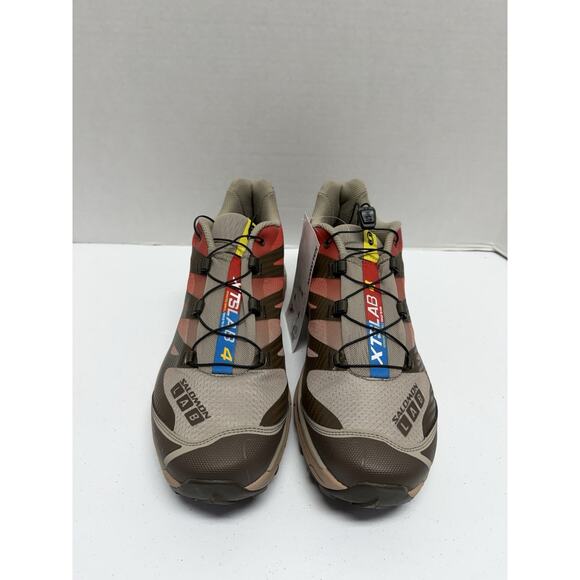 Salomon XT-4 OG Wren Vintage Khaki L47299500 Size 9 Red Brown Hiking Trail Shoe main image 6